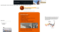 Desktop Screenshot of mundoquente.com.br